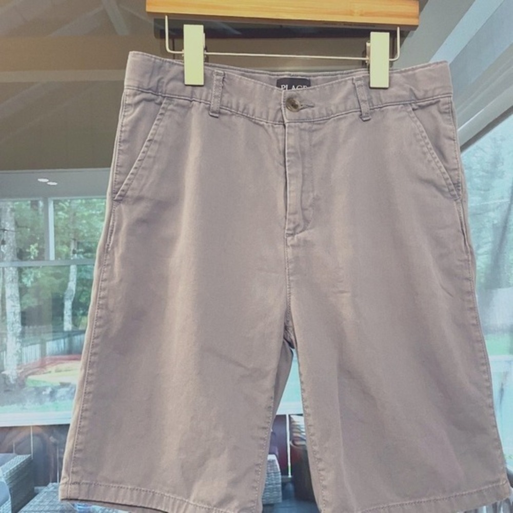 The Children's Place Boys Cotton Chino Blue Shorts Size 14, New Condition
